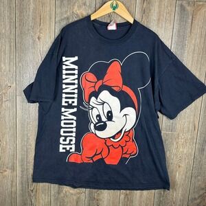 Disney Designs Minnie Mouse Graphic T-Shirt Vintage 90s Made in USA Size XXL